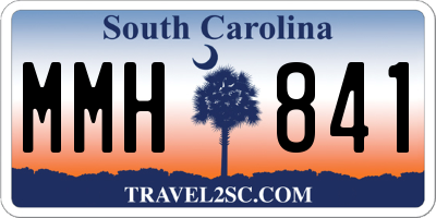 SC license plate MMH841