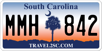 SC license plate MMH842