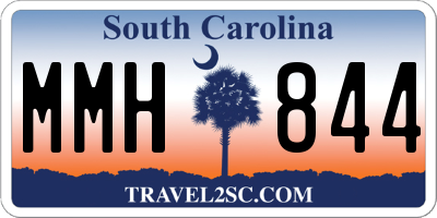 SC license plate MMH844