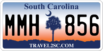 SC license plate MMH856