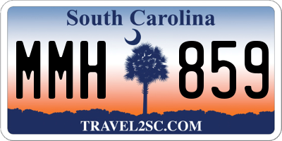 SC license plate MMH859