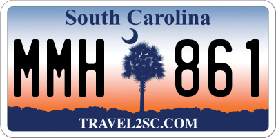 SC license plate MMH861