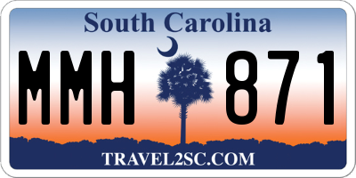 SC license plate MMH871