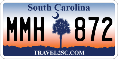 SC license plate MMH872