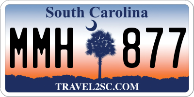 SC license plate MMH877