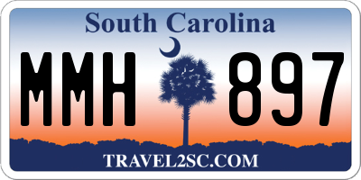 SC license plate MMH897