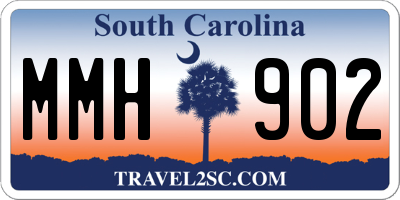 SC license plate MMH902