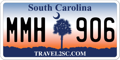 SC license plate MMH906