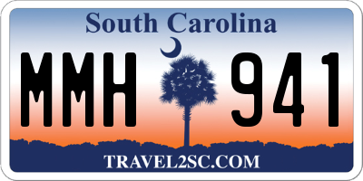 SC license plate MMH941