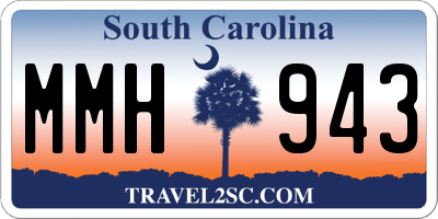 SC license plate MMH943