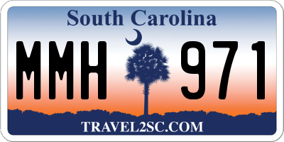 SC license plate MMH971
