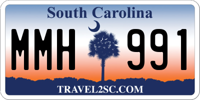 SC license plate MMH991