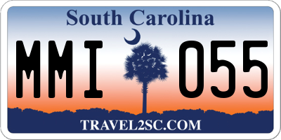 SC license plate MMI055