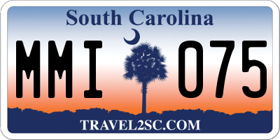 SC license plate MMI075