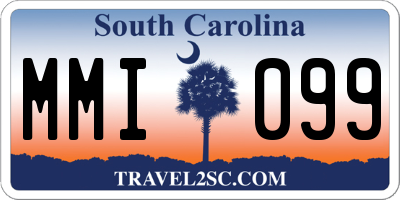 SC license plate MMI099