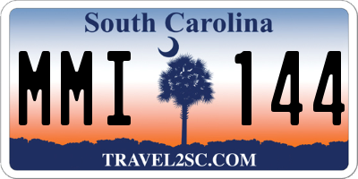 SC license plate MMI144