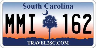 SC license plate MMI162