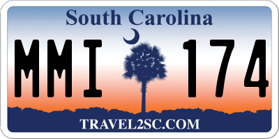 SC license plate MMI174
