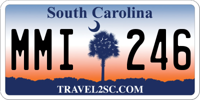 SC license plate MMI246