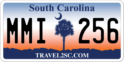 SC license plate MMI256