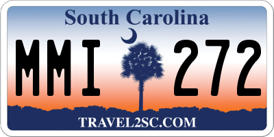SC license plate MMI272