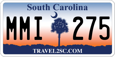 SC license plate MMI275