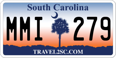 SC license plate MMI279