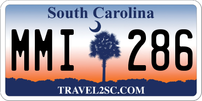 SC license plate MMI286