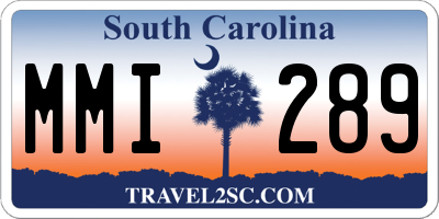 SC license plate MMI289