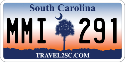 SC license plate MMI291
