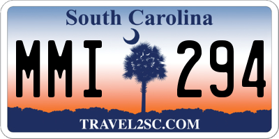 SC license plate MMI294