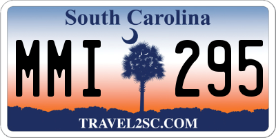 SC license plate MMI295