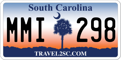 SC license plate MMI298