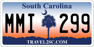SC license plate MMI299