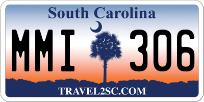 SC license plate MMI306