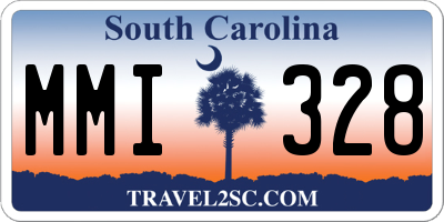 SC license plate MMI328