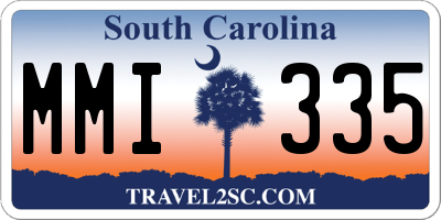 SC license plate MMI335