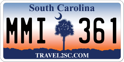 SC license plate MMI361