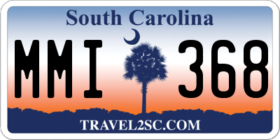 SC license plate MMI368