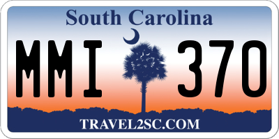 SC license plate MMI370