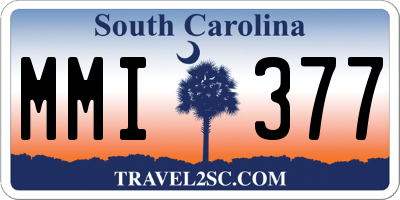 SC license plate MMI377