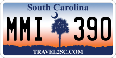 SC license plate MMI390