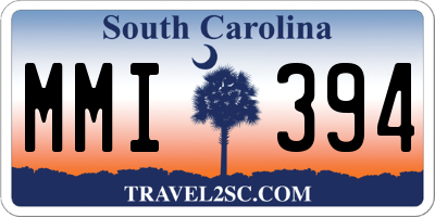 SC license plate MMI394