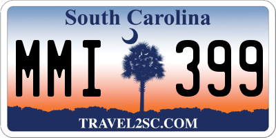 SC license plate MMI399