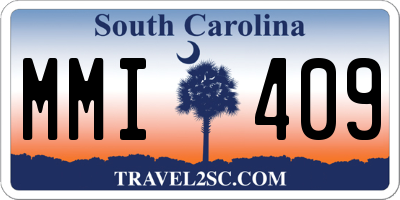 SC license plate MMI409