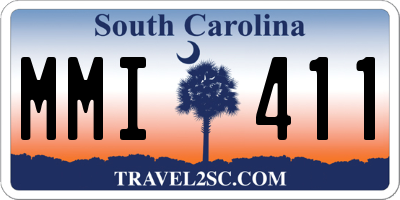SC license plate MMI411