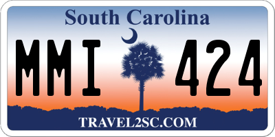 SC license plate MMI424