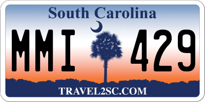 SC license plate MMI429