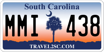 SC license plate MMI438