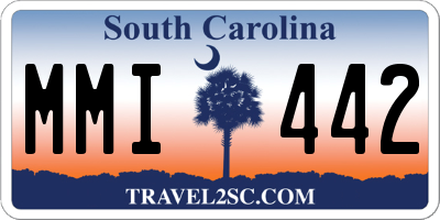 SC license plate MMI442